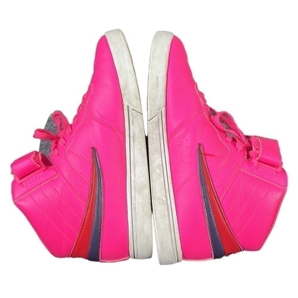 Fila Hot Pink Vulc 13 Tradition High Top Sneakers Size 6 - Picture 7 of 10